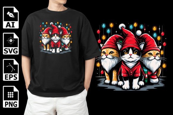 Cat Gnomies Merry Christmas 3