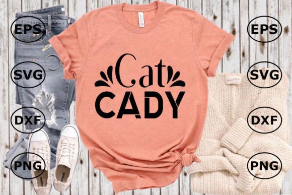 Cat T Shirt Design, Cat Cady