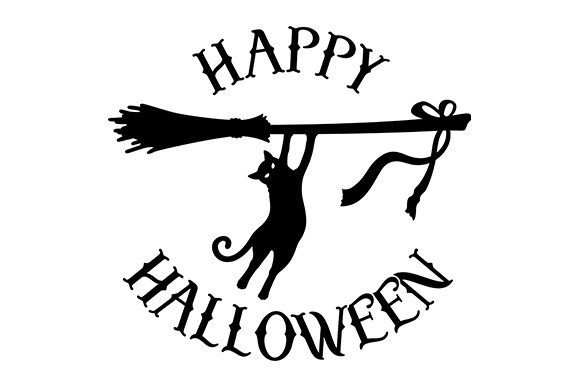 Happy Halloween with Black Cat
