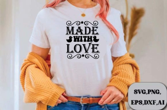 Made with Love Svg Design