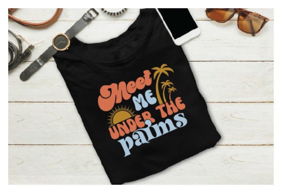 Meet Me Under the Palms Summer Svg