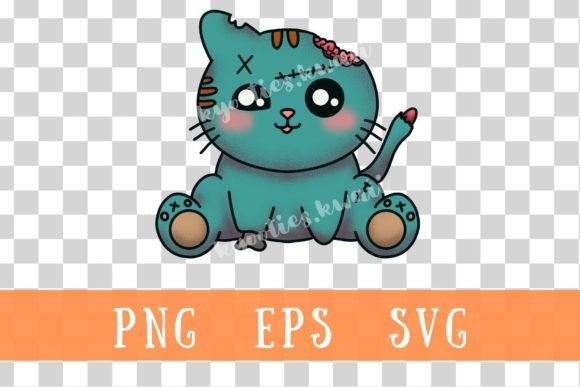 Zombie Cat Illustration